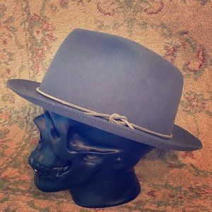 Beautiful 100% wool Iron and Resin “Elwood” Hat